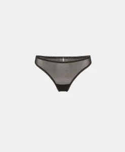 Sale Arca Slip En Tulle - Noir Femmes Slips