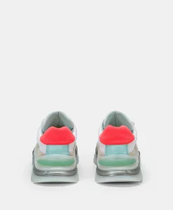 Best Baskets Puffin - Blanc/Multicolore Femmes Chaussures