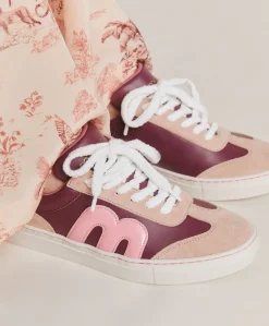 Clearance Baskets Venezia - Multicolore Bordeaux Femmes Chaussures