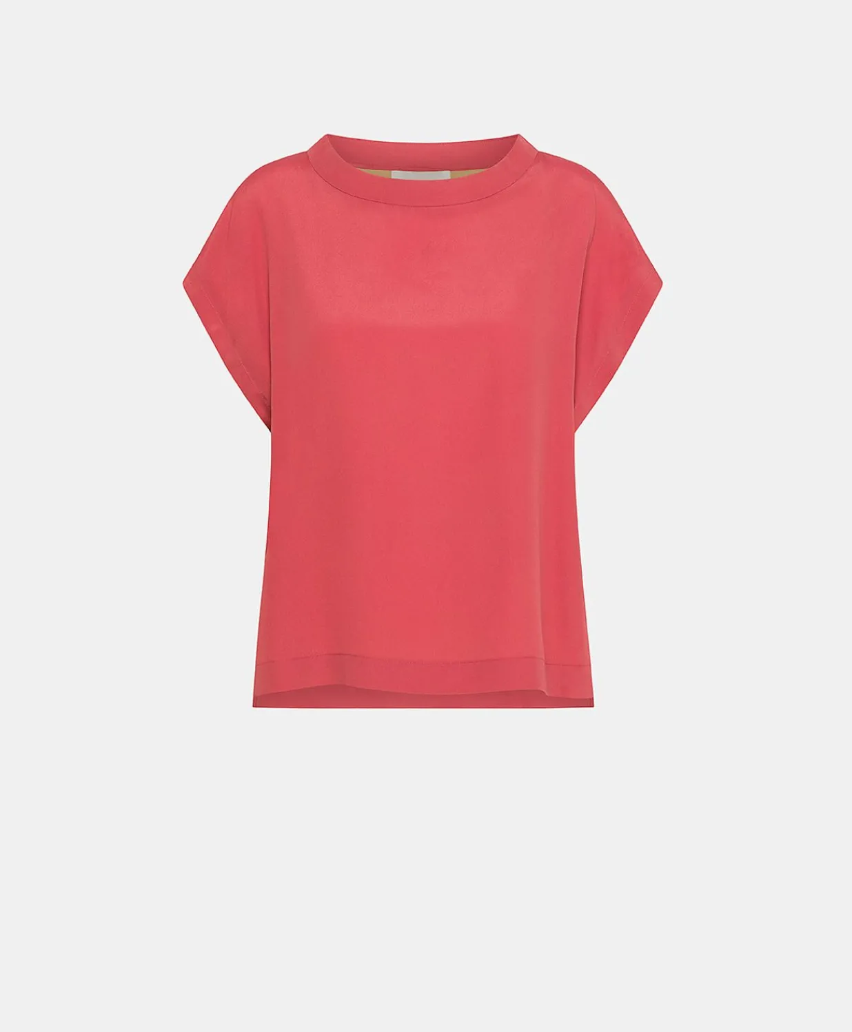 Sale Blouse Curacao En Acetate De Soie - Amarante Femmes Chemisiers Et Chemises
