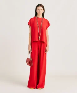 Best Blouse Curacao En Acetate De Soie - Azalee Femmes Chemisiers Et Chemises