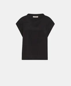 Clearance Blouse En Acetate De Soie Curacao - Noir Femmes Chemisiers Et Chemises