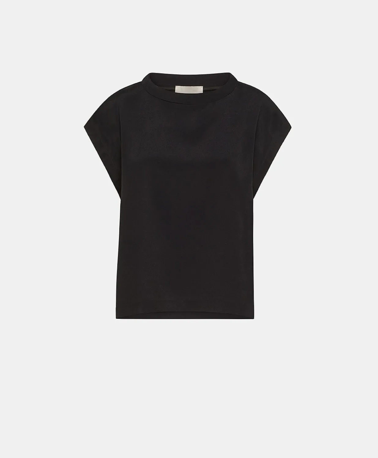 Clearance Blouse En Acetate De Soie Curacao - Noir Femmes Chemisiers Et Chemises
