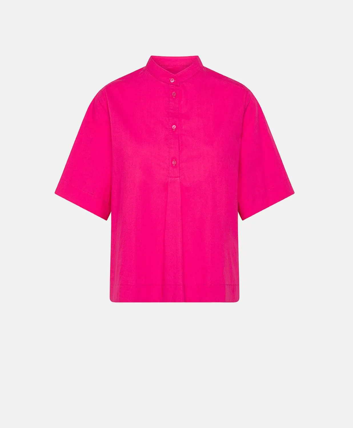 Hot Blouse En Popeline Mialli - Fuchsia Femmes Chemisiers Et Chemises