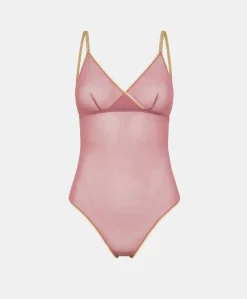 Best Body Tore En Tulle - Rose Antique Femmes Bodys Et SurVêtements