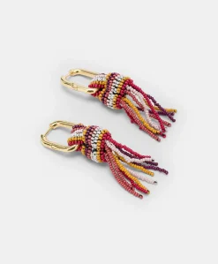 New Boucles D'Oreilles Avec Perles Zimmari - Multicolore Brule Femmes Bijoux