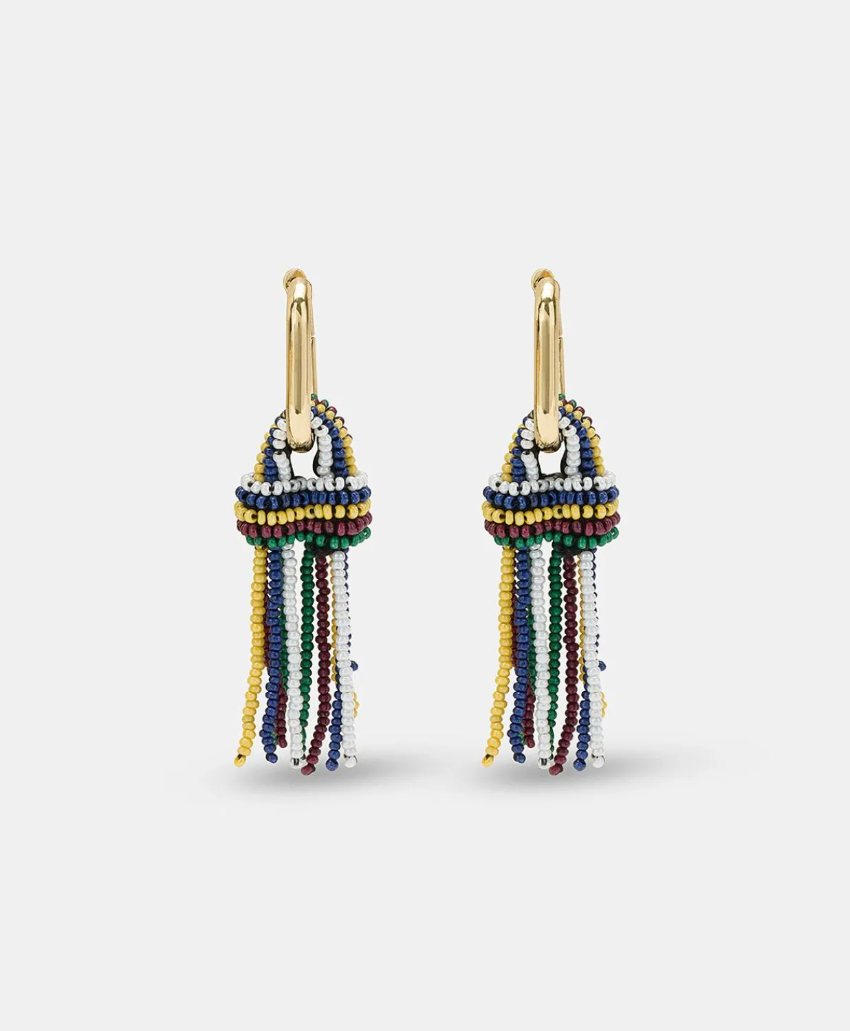 Boucles D'Oreilles Zimmari Avec Perles - Vert Multicolore Femmes Bijoux