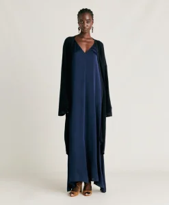 Best Cardigan Costa Mesa Pearl Lurex - Bleu Nuit Femmes Tricots