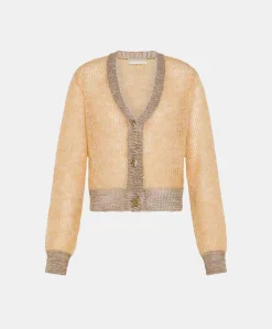 Online Cardigan Dream En Mohair Doux - Orange Femmes Tricots