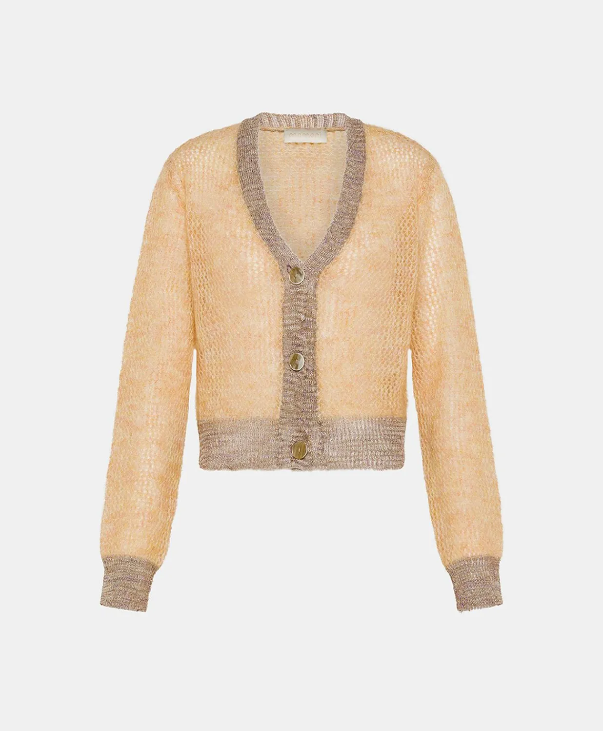 Online Cardigan Dream En Mohair Doux - Orange Femmes Tricots