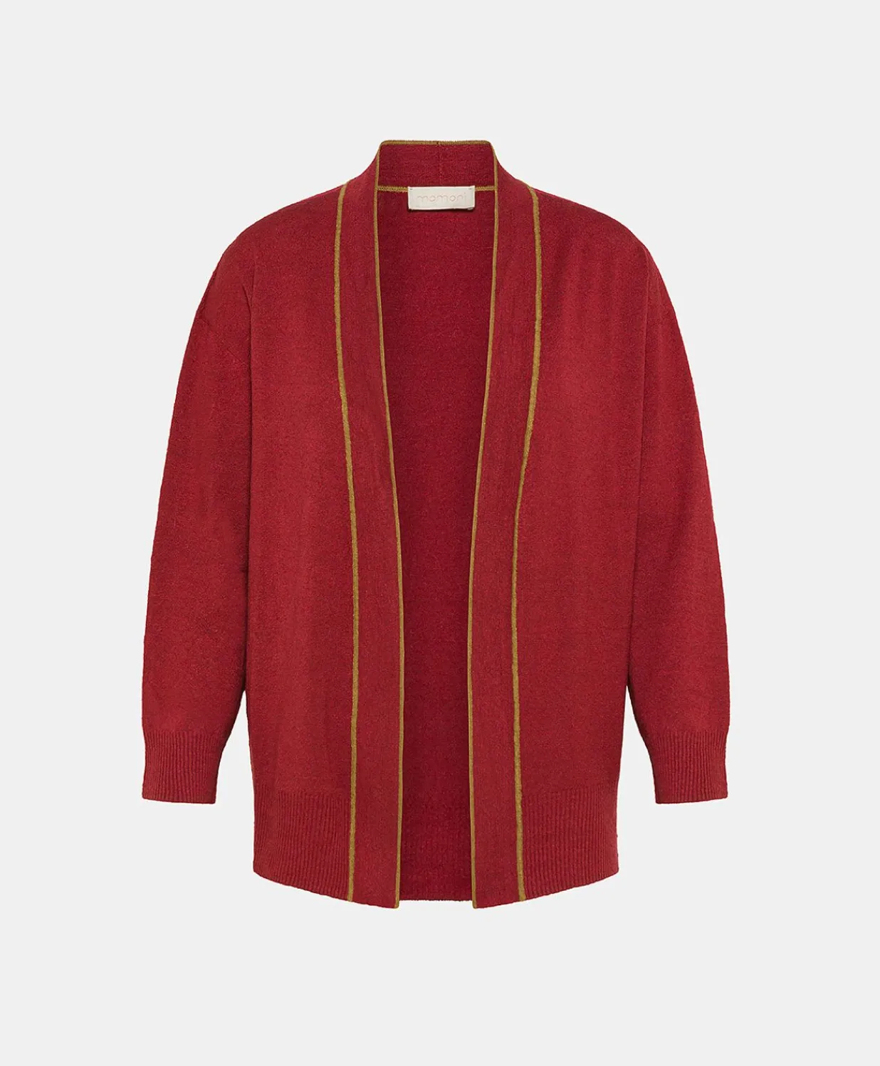 Clearance Cardigan En Lin Stretch Sandy - Bordeaux Femmes Tricots