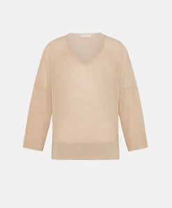 Clearance Cardigan Lurex Perle Fresno - Poudre Femmes Tricots