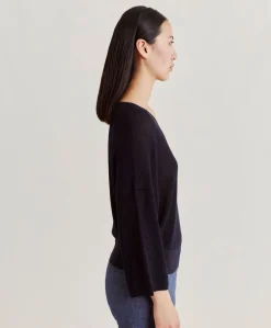 Outlet Cardigan Lurex Perle Fresno - Bleu Nuit Femmes Tricots