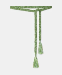 Online Ceinture Aulne Avec Pompon Lurex - Avocat Femmes Ceintures