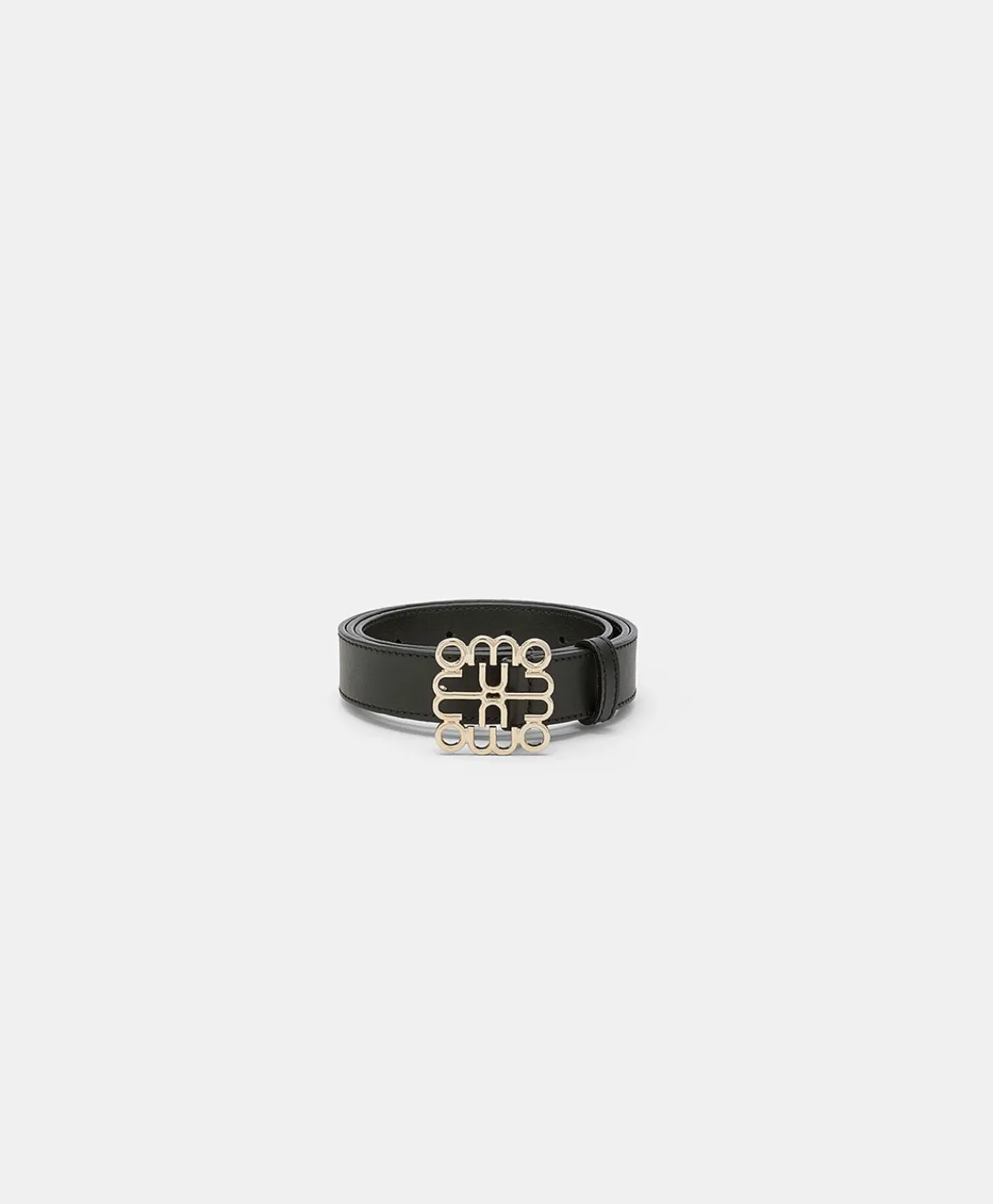 Online Ceinture Bienvenu En Cuir Nappa - Noir Femmes Ceintures