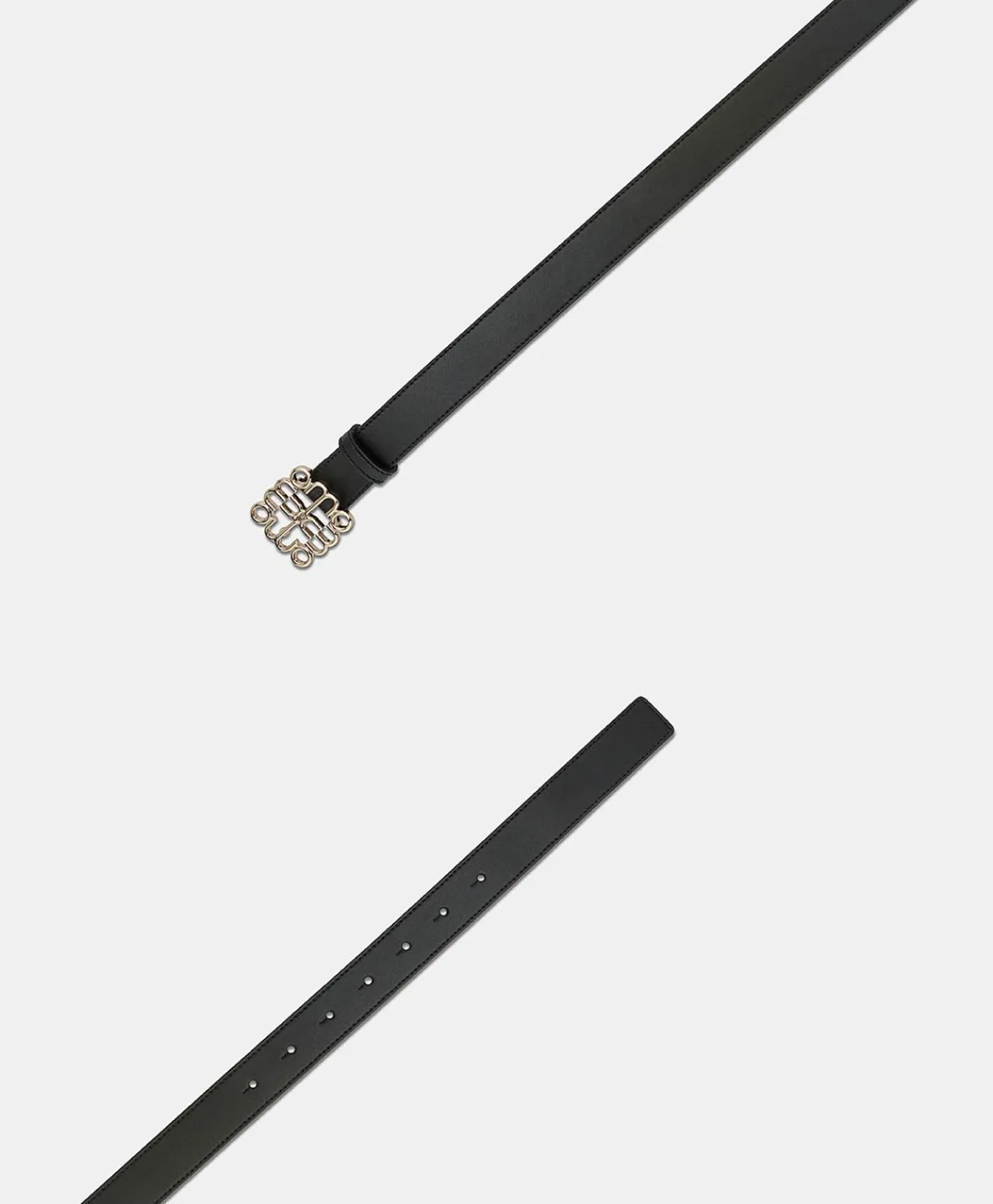 Online Ceinture Bienvenu En Cuir Nappa - Noir Femmes Ceintures