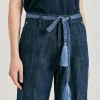 Hot Ceinture En Aulne Avec Pompon En Lurex - Ceruleen Femmes Ceintures