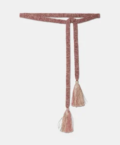 New Ceinture En Aulne Avec Pompon En Lurex - Peche Femmes Ceintures
