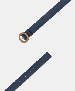 Clearance Ceinture En Cuir Adah - Bleu Femmes Ceintures