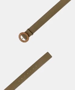 Best Ceinture En Cuir Adah - Olive Femmes Ceintures