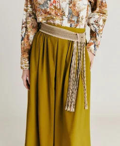 Clearance Ceinture Millor Avec Frange - Sable/Creme Femmes Ceintures