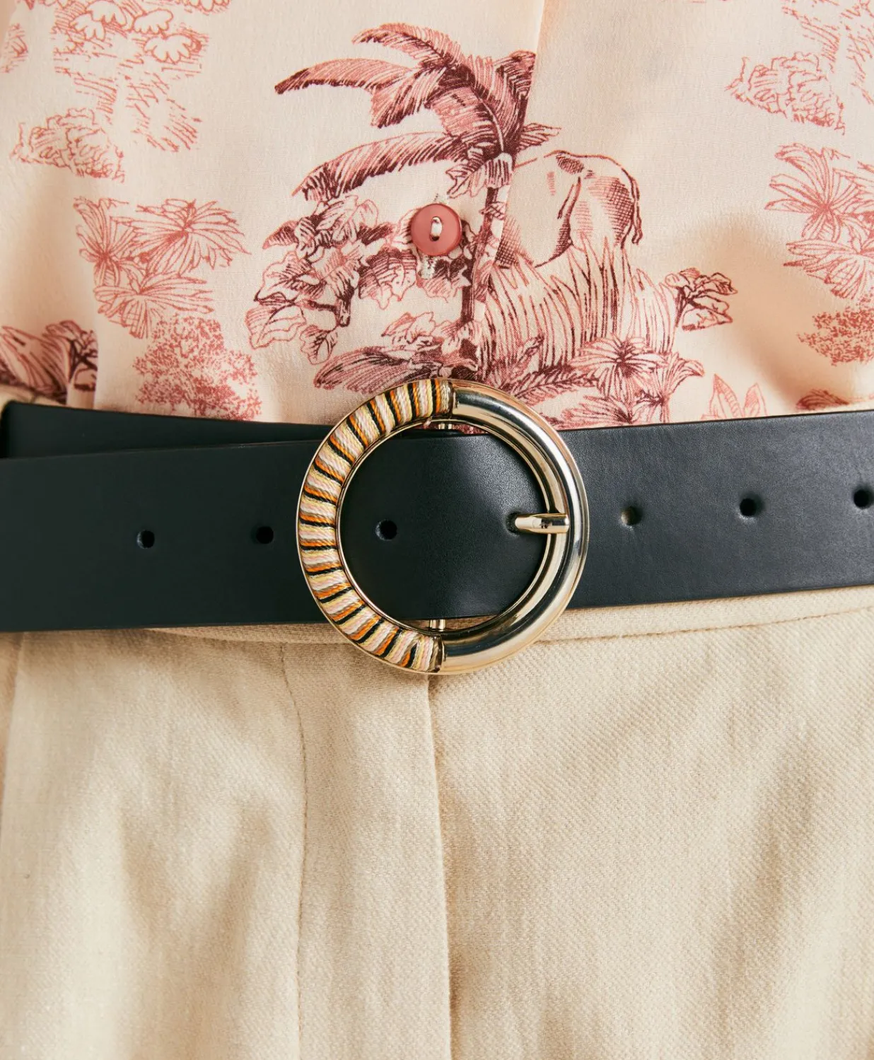 Online Ceinture Montoya En Cuir Nappa - Noir Femmes Ceintures