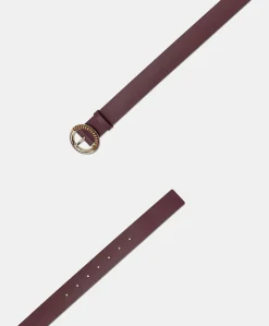 New Ceinture Montoya En Cuir Nappa - Cyclamen Femmes Ceintures