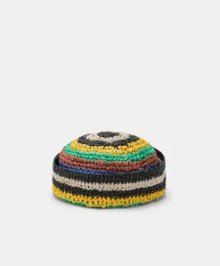 Outlet Chapeau En Raphia Raye Conejitax - Multicolore Femmes Cheveux