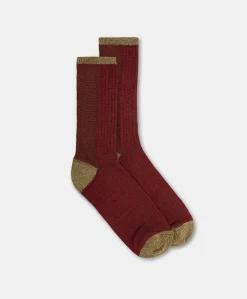 Sale Chaussettes Costa Flamenco De Vanise - Bordeaux Femmes Chaussettes