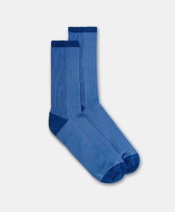 Hot Chaussettes Costa Flamenco De Vanise - Bleutte Femmes Chaussettes