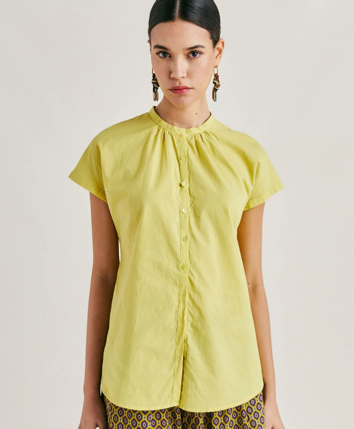 Chemise Artora En Voile De Coton - Acide Femmes Chemisiers Et Chemises