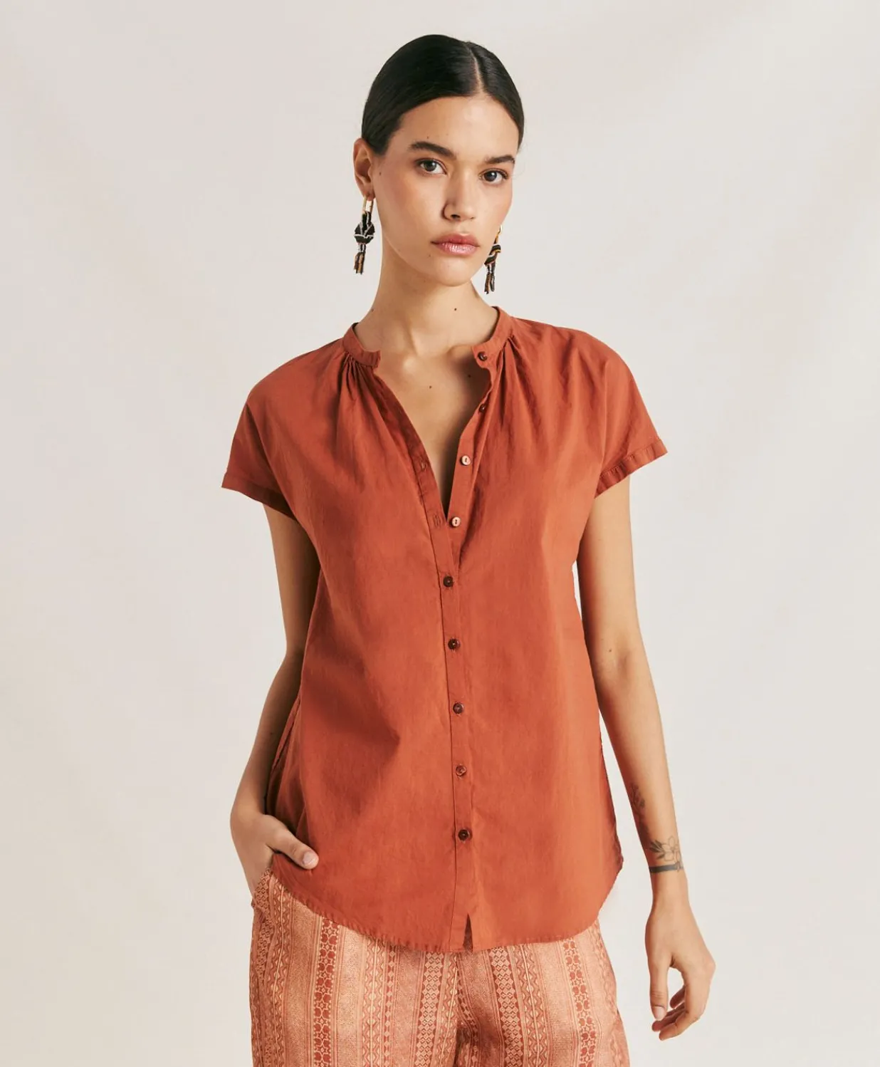 New Chemise Artora En Voile De Coton - Coccio Femmes Chemisiers Et Chemises