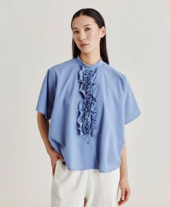 Chemise Berenice Avec Voile De Coton - Dusty Femmes Chemisiers Et Chemises