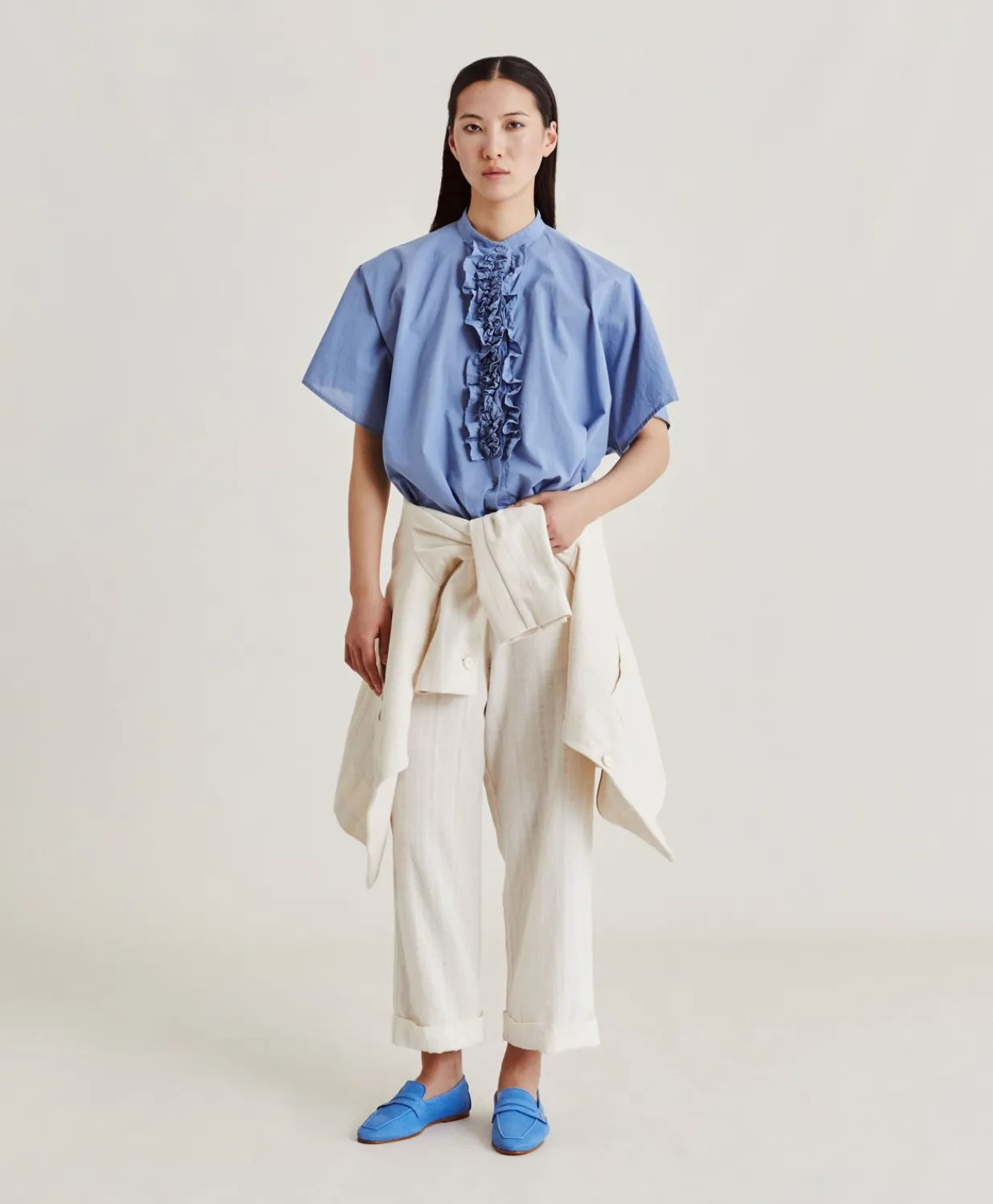 Chemise Berenice Avec Voile De Coton - Dusty Femmes Chemisiers Et Chemises