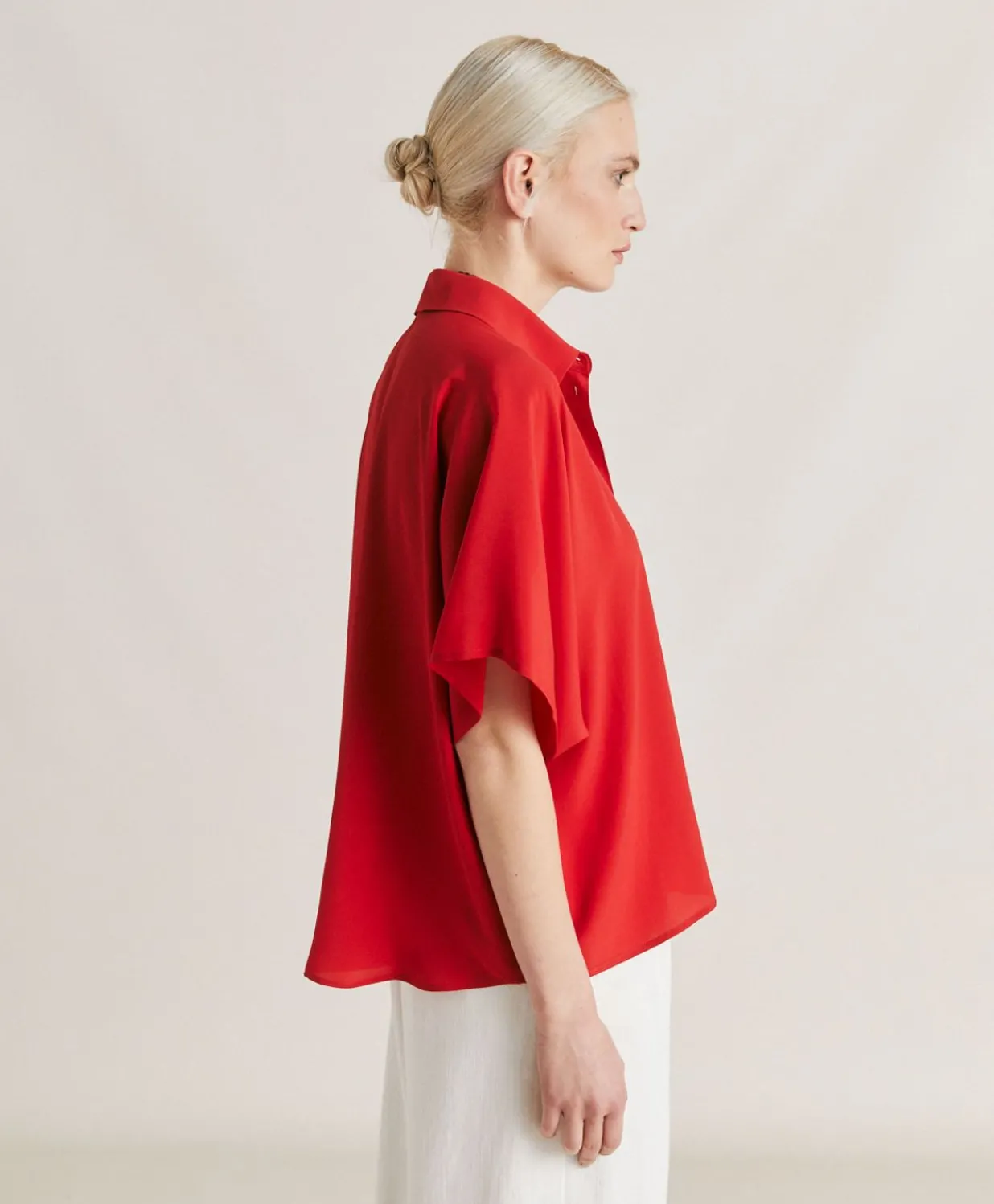 Chemise Brooklyn En Acetate De Soie - Azalee Femmes Chemisiers Et Chemises