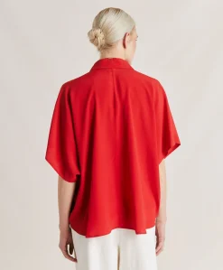 Chemise Brooklyn En Acetate De Soie - Azalee Femmes Chemisiers Et Chemises