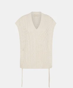 Best Chemise Maille Mixte Arene - Creme Femmes Tricots