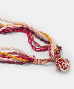 Sale Collier Rubiela Avec Perles - Brule/Multicolore Femmes Bijoux