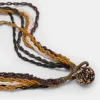 Collier Rubiela Avec Perles - Cacao Multicolore Femmes Bijoux