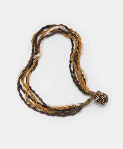 Collier Rubiela Avec Perles - Cacao Multicolore Femmes Bijoux