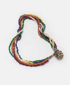 Collier Rubiela Avec Perles - Vert/Multicolore Femmes Bijoux