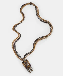Best Collier Vidrier Avec Perles - Cacao Multicolore Femmes Bijoux