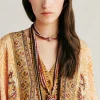 Sale Collier Vidrier Avec Perles - Brule/Multicolore Femmes Bijoux