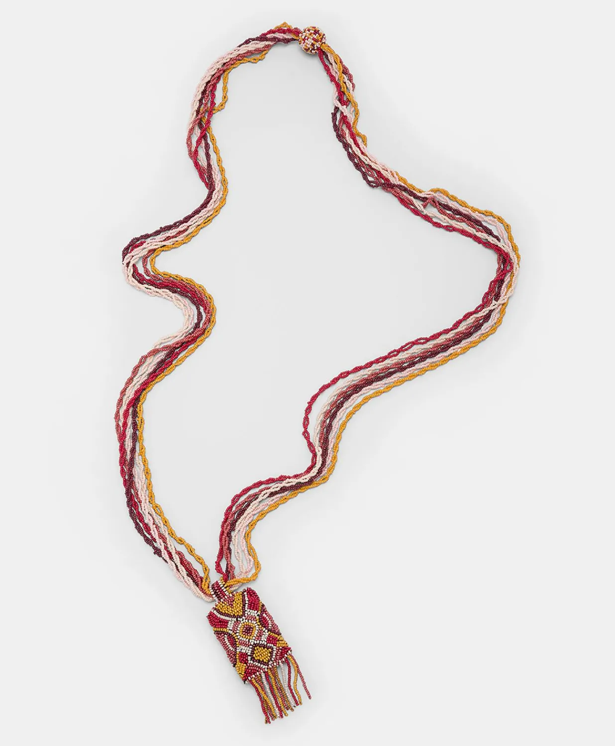 Sale Collier Vidrier Avec Perles - Brule/Multicolore Femmes Bijoux