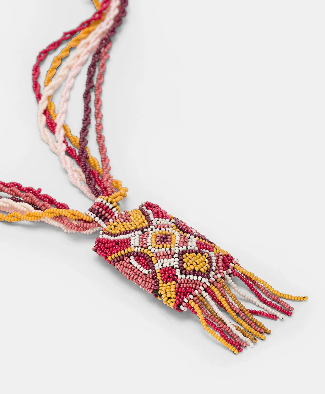 Sale Collier Vidrier Avec Perles - Brule/Multicolore Femmes Bijoux