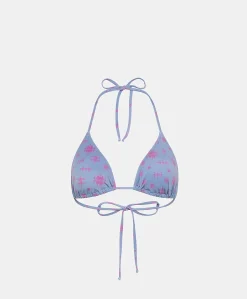 Outlet Costume De Marine Triangle - Bleutte/Fuchsia Femmes Maillots De Bain