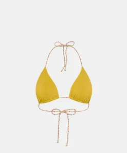 Discount Costume De Marine Triangle Avec Bretelles Tressees - Huile Femmes Maillots De Bain