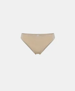 New Costume Madi Slip En Jersey Lurex - Sable Femmes Maillots De Bain