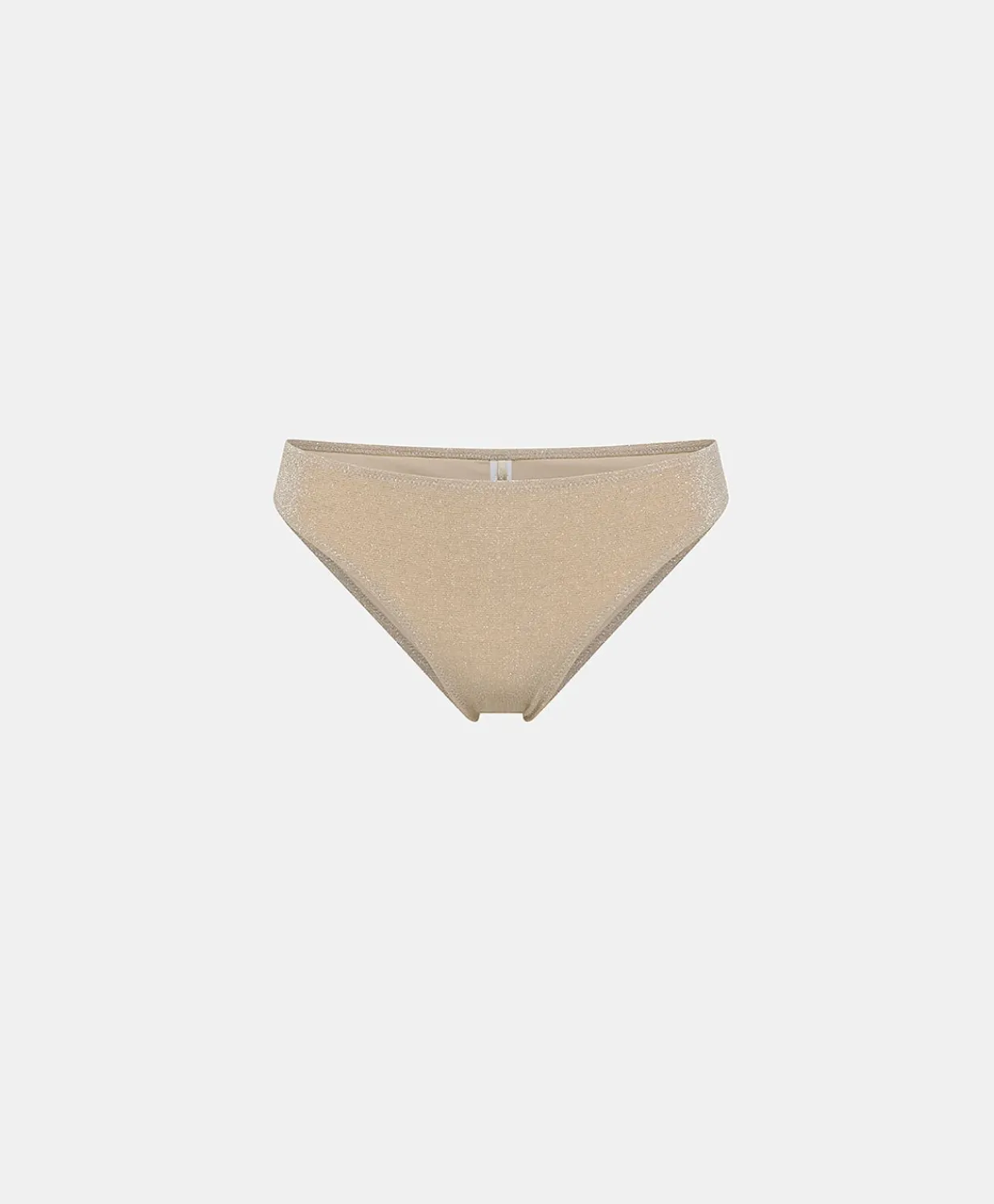 New Costume Madi Slip En Jersey Lurex - Sable Femmes Maillots De Bain