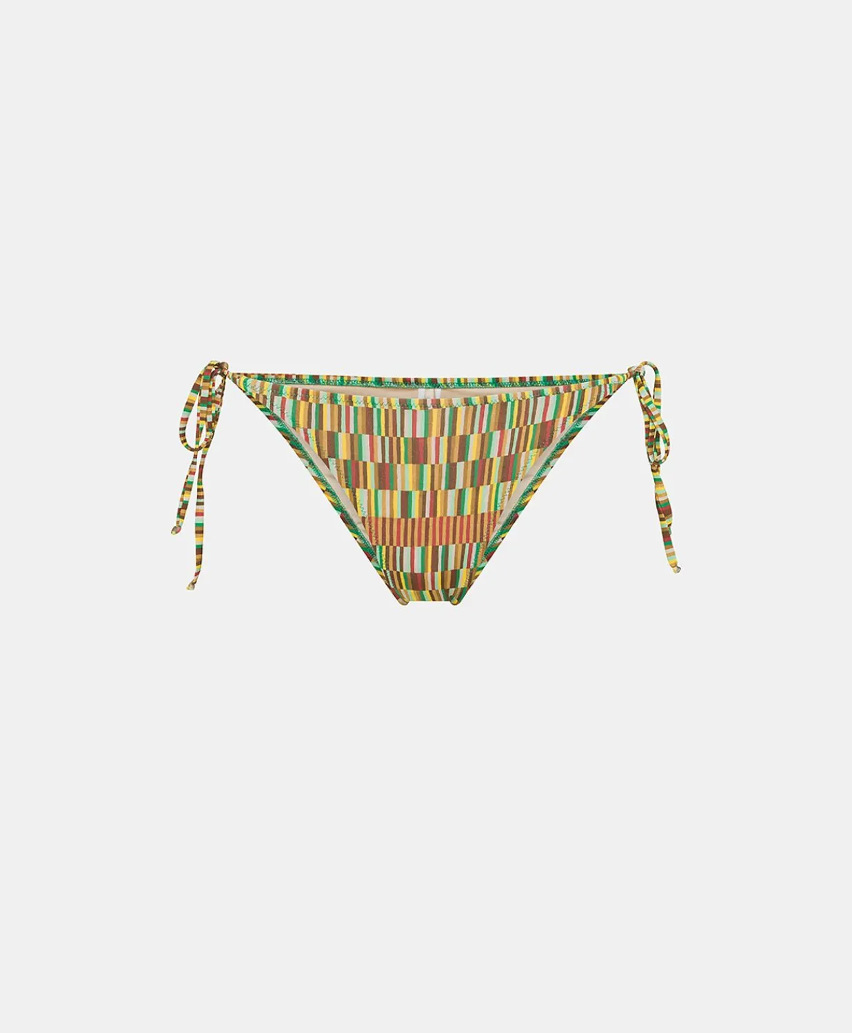 Clearance Costume Slip Malene - Tabac Multicolore Femmes Maillots De Bain